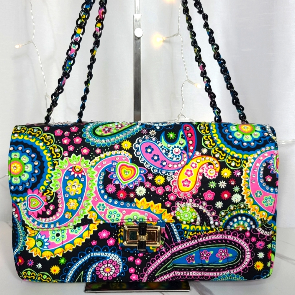 Brand new African print Ankara  Embellished Bag